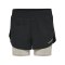 Hummel Mt Track 2 In 1 Short Damen Schwarz F2001 - schwarz