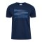 Hummel Pulse Graphic S/S T-Shirt Blau F7459 - blau