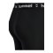 Hummel Pulse Mid Waist Tight Damen Schwarz F2001 - schwarz