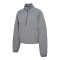Hummel Tech Fleece Boxy Half Zip Sweatshirt Damen Grau F2006 - grau