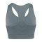Hummel hmlTIF Seamless Sports Hemd Damen Grün F6126 - gruen