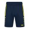 JAKO Allround Trainingsshort Blau Gelb F904 - blau