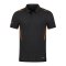 JAKO Challenge Polo Orange F506 - schwarz