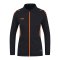 JAKO Challenge Polyesterjacke Damen Orange F807 - schwarz