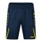 JAKO Challenge Trainingsshort Blau Gelb F904 - blau