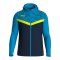 JAKO Icon Kapuzenjacke Blau Gelb F914 - blau