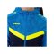 JAKO Icon Kapuzenjacke Damen Blau Gelb F914 - blau