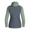 JAKO Icon Kapuzenjacke Damen Grau Grün F852 - 