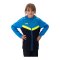JAKO Iconic Kapuzenjacke Kids Blau Gelb F914 - blau