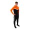 JAKO Icon Kapuzenjacke Schwarz Orange F807 - schwarz