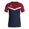 JAKO Iconic T-Shirt Damen Blau Rot F901 - blau