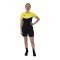 JAKO Iconic T-Shirt Damen Schwarz Gelb F808 - schwarz