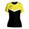 JAKO Iconic T-Shirt Damen Schwarz Gelb F808 - schwarz