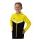 JAKO Iconic Kapuzenjacke Kids Schwarz Gelb F808 - schwarz