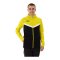 JAKO Iconic Kapuzenjacke Schwarz Gelb F808 - schwarz