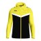 JAKO Iconic Kapuzenjacke Schwarz Gelb F808 - schwarz