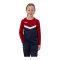 JAKO Iconic Sweatshirt Kids Blau Rot F901 - blau