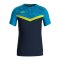 JAKO Iconic T-Shirt Blau Gelb F914 - blau