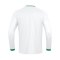 JAKO Inter Trikot langarm Weiss Grün F013 - weiss