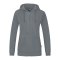 JAKO Organic Kapuzenjacke Damen Grau F840 - grau