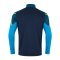 JAKO Performance HalfZip Sweatshirt Blau F908 - blau