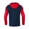 JAKO Performance Hoody Blau Rot F909 - blau