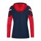 JAKO Performance Hoody Damen Blau Rot F909 - blau