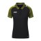 JAKO Performance Poloshirt Damen Schwarz Gelb F808 - schwarz