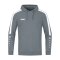JAKO Power Hoody Grau Weiss F840 - grau