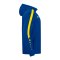 JAKO Power Kapuzenjacke Blau Gelb F404 - blau