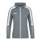JAKO Power Kapuzenjacke Damen Grau F840 - grau