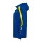 JAKO Power Kapuzenjacke Kids Blau Gelb F404 - blau