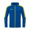 JAKO Power Kapuzenjacke Kids Blau Gelb F404 - blau