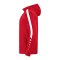 JAKO Power Kapuzenjacke Rot Weiss F100 - rot