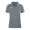 JAKO Power Poloshirt Damen Grau Weiss F840 - grau