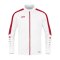JAKO Power Polyesterjacke Damen Weiss Rot F004 - weiss