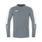 JAKO Power Sweatshirt Grau Weiss F840 - grau