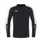 JAKO Power Sweatshirt Schwarz Weiss F800 - schwarz