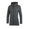 JAKO Premium Basic Kapuzenjacke Damen Grau F21 - grau