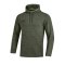 JAKO Premium Basic Kapuzensweatshirt Khaki F28 - braun