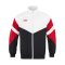 JAKO Retro Freizeitjacke Schwarz Weiss Rot F816 - schwarz