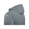 JAKO Team Coach Kapuzenjacke Kids Grau F840 - grau