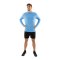 JAKO ZipTop Light Flow Sweatshirt Blau F430 - blau