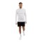 JAKO ZipTop Light Flow Sweatshirt Weiß F0 - weiss