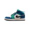 Jordan Air Jordan 1 Mid SE PS Kids Weiß - mehrfarbig