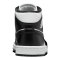 Jordan Air 1 Mid Damen Weiss Schwarz F101 - weiss