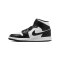 Jordan Air 1 Mid Damen Weiss Schwarz F101 - weiss