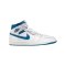Jordan Air 1 Mid SE Weiss F141 - weiss