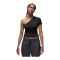 Jordan Asymmetrical T-Shirt Damen Schwarz F010 - schwarz