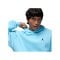 Jordan Brooklyn Oversized Hoody Blau F497 - blau